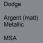 Preview: Dodge, Argent (matt) Metallic, MSA.